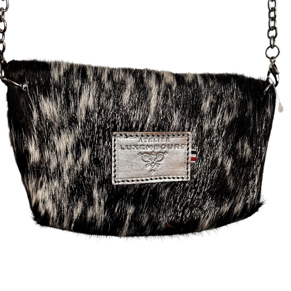 Atelier Luxembourg Hair On Hide Leather Chain Crossbody Bag